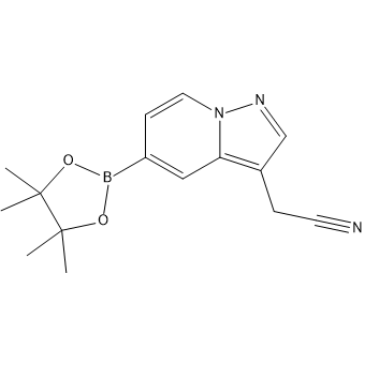 2-(5-(4,4,5,5-Tetramethyl-1,3,2-dioxaborolan-2-yl)pyrazolo[1,5-a]pyridin-3-yl)acetonitrile|CS-1418708