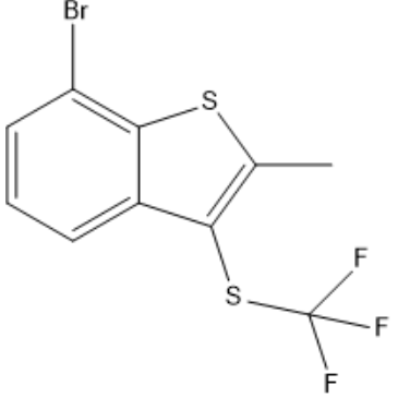 7-Bromo-2-methyl-3-((trifluoromethyl)thio)benzo[b]thiophene|CS-1418805