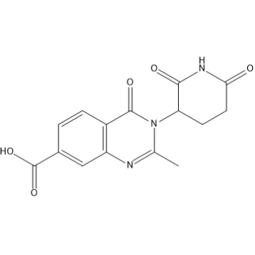 3-(2,6-Dioxopiperidin-3-yl)-2-methyl-4-oxo-3,4-dihydroquinazoline-7-carboxylic acid|CS-1418845