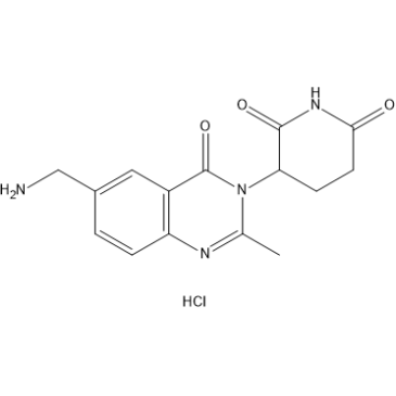 3-(6-(Aminomethyl)-2-methyl-4-oxoquinazolin-3(4H)-yl)piperidine-2,6-dione hydrochloride|CS-1418902
