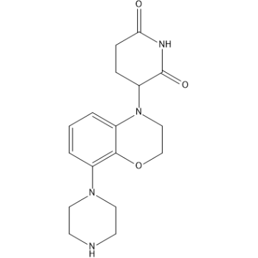3-(8-(Piperazin-1-yl)-2,3-dihydro-4H-benzo[b][1,4]oxazin-4-yl)piperidine-2,6-dione|CS-1419174