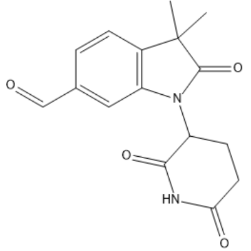 1-(2,6-Dioxopiperidin-3-yl)-3,3-dimethyl-2-oxoindoline-6-carbaldehyde|CS-1419261