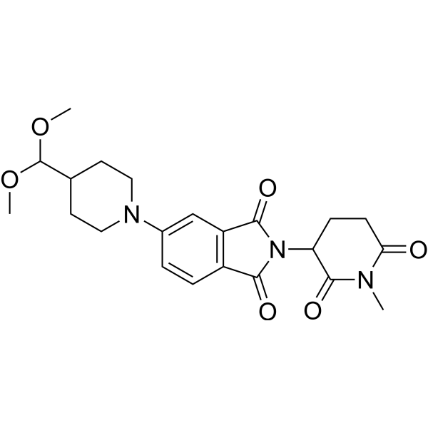 5-(4-(Dimethoxymethyl)piperidin-1-yl)-2-(1-methyl-2,6-dioxopiperidin-3-yl)isoindoline-1,3-dione|CS-1419325