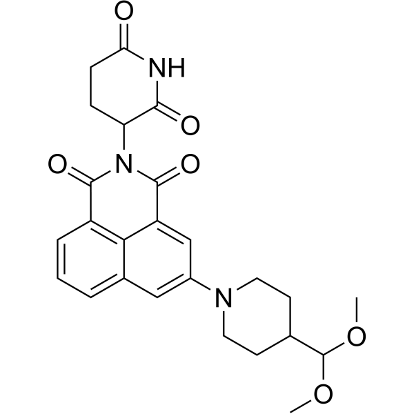 5-(4-(Dimethoxymethyl)piperidin-1-yl)-2-(2,6-dioxopiperidin-3-yl)-1H-benzo[de]isoquinoline-1,3(2H)-dione|CS-1419457