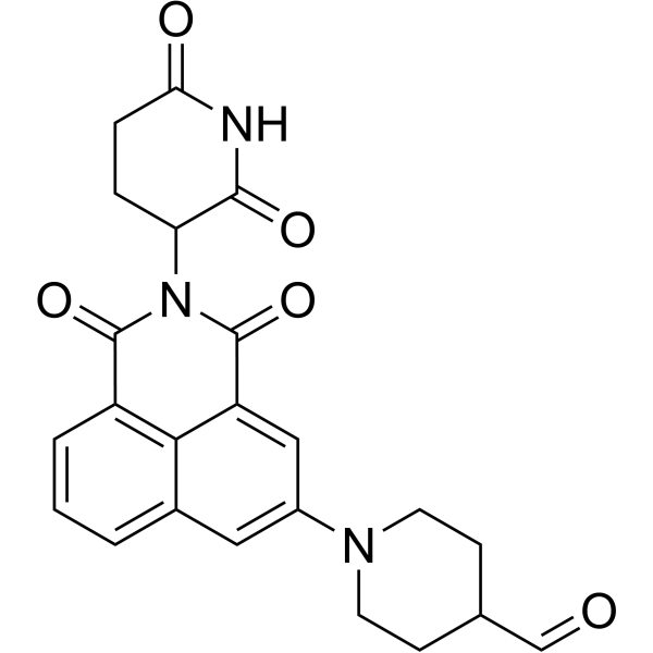 1-(2-(2,6-Dioxopiperidin-3-yl)-1,3-dioxo-2,3-dihydro-1H-benzo[de]isoquinolin-5-yl)piperidine-4-carbaldehyde|CS-1422408