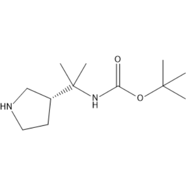tert-Butyl (R)-(2-(pyrrolidin-3-yl)propan-2-yl)carbamate|CS-1422512