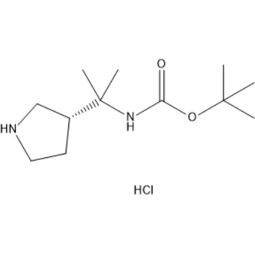 tert-Butyl (R)-(2-(pyrrolidin-3-yl)propan-2-yl)carbamate hydrochloride|CS-1422541
