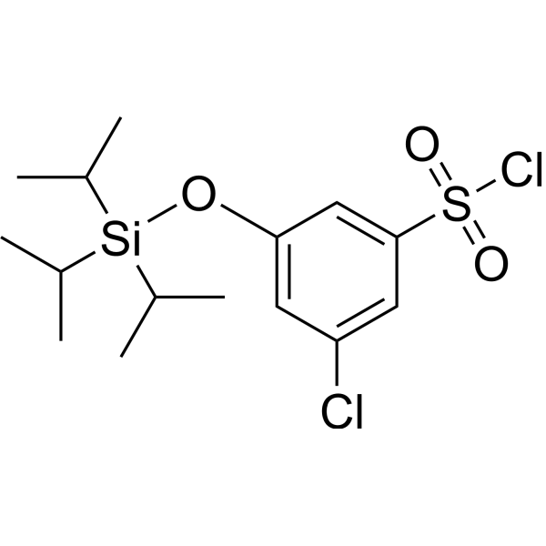 3-Chloro-5-((triisopropylsilyl)oxy)benzenesulfonyl chloride|CS-1422581