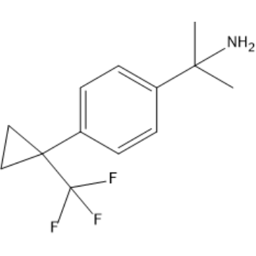 2-(4-(1-(Trifluoromethyl)cyclopropyl)phenyl)propan-2-amine|CS-1422744