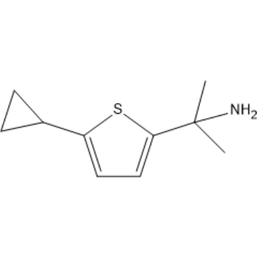2-(5-Cyclopropylthiophen-2-yl)propan-2-amine|CS-1422961