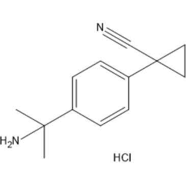 1-(4-(2-Aminopropan-2-yl)phenyl)cyclopropane-1-carbonitrile hydrochloride|CS-1422967