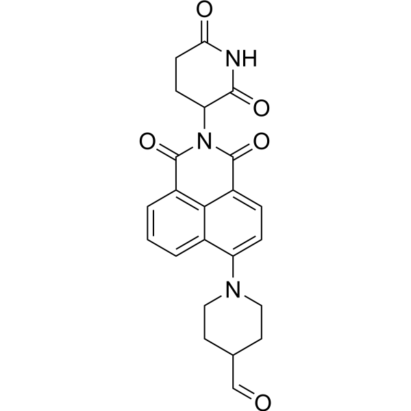 1-(2-(2,6-Dioxopiperidin-3-yl)-1,3-dioxo-2,3-dihydro-1H-benzo[de]isoquinolin-6-yl)piperidine-4-carbaldehyde|CS-1423023