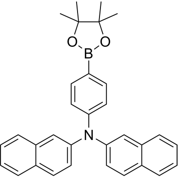 N-(Naphthalen-2-yl)-N-(4-(4,4,5,5-tetramethyl-1,3,2-dioxaborolan-2-yl)phenyl)naphthalen-2-amine|CS-1427467