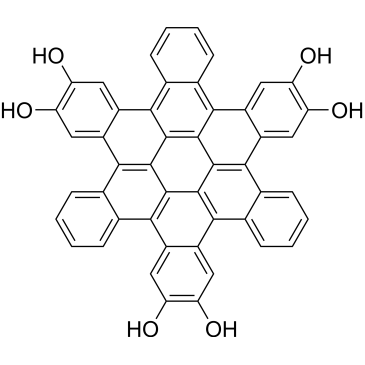 Trinaphtho[1,2,3,4-fgh:1',2',3',4'-pqr:1'',2'',3'',4''-za1b1]trinaphthylene-2,3,10,11,18,19-hexaol|CS-1438731