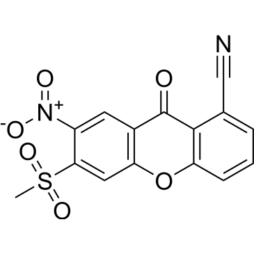 6-(Methylsulfonyl)-7-nitro-9-oxo-9H-xanthene-1-carbonitrile|CS-1441653