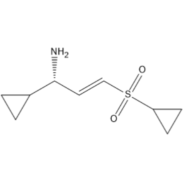(S,E)-1-Cyclopropyl-3-(cyclopropylsulfonyl)prop-2-en-1-amine|CS-1443955
