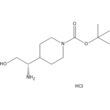 tert-Butyl (S)-4-(1-amino-2-hydroxyethyl)piperidine-1-carboxylate hydrochloride|CS-1444450