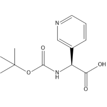 (S)-2-((tert-Butoxycarbonyl)amino)-2-(pyridin-3-yl)acetic acid|CS-1444463