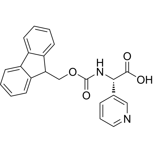 (S)-2-((((9H-Fluoren-9-yl)methoxy)carbonyl)amino)-2-(pyridin-3-yl)acetic acid|CS-1444464