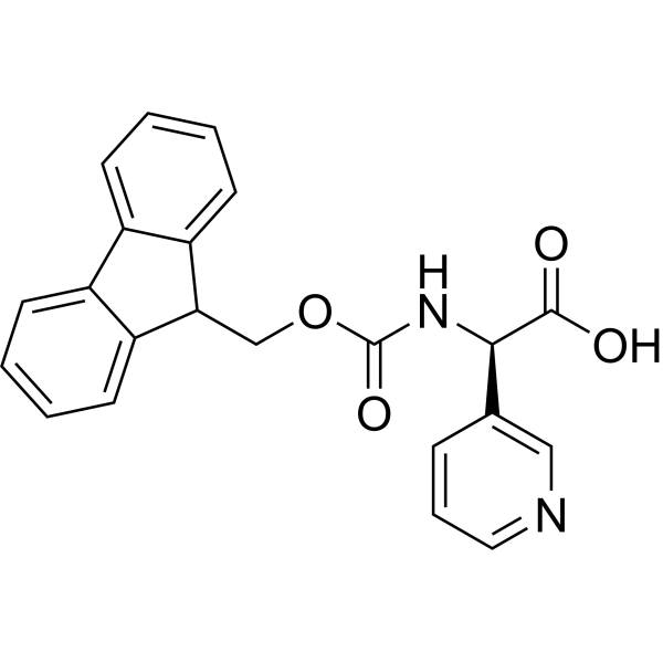 (R)-2-((((9H-Fluoren-9-yl)methoxy)carbonyl)amino)-2-(pyridin-3-yl)acetic acid|CS-1444465