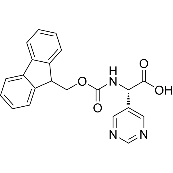 (S)-2-((((9H-Fluoren-9-yl)methoxy)carbonyl)amino)-2-(pyrimidin-5-yl)acetic acid|CS-1444466