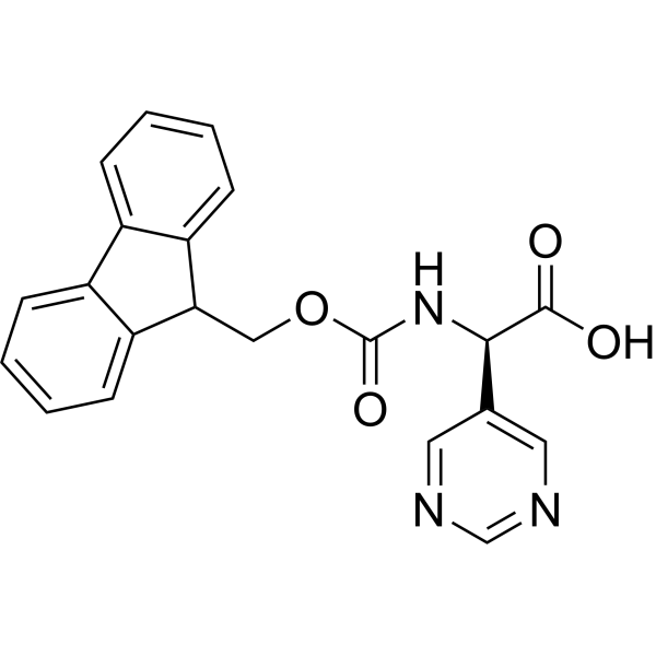 (R)-2-((((9H-Fluoren-9-yl)methoxy)carbonyl)amino)-2-(pyrimidin-5-yl)acetic acid|CS-1444467