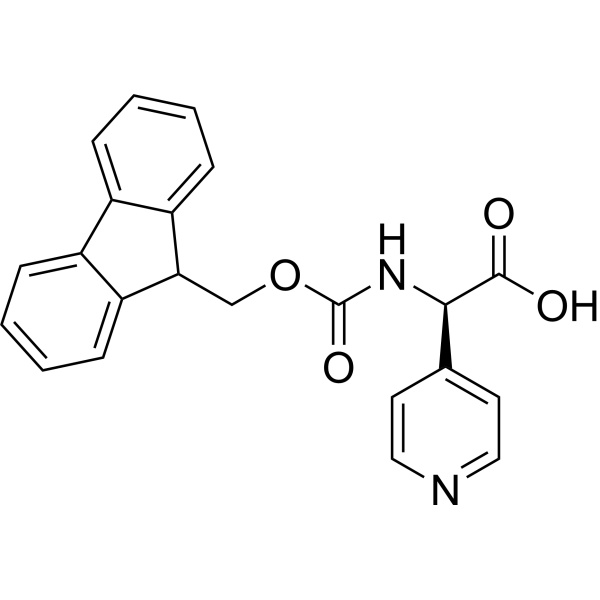 (R)-2-((((9H-Fluoren-9-yl)methoxy)carbonyl)amino)-2-(pyridin-4-yl)acetic acid|CS-1444469
