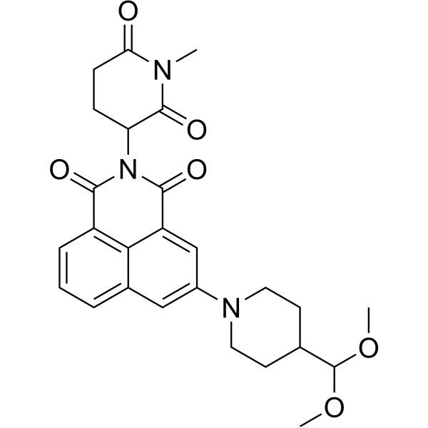 5-(4-(Dimethoxymethyl)piperidin-1-yl)-2-(1-methyl-2,6-dioxopiperidin-3-yl)-1H-benzo[de]isoquinoline-1,3(2H)-dione|CS-1448605