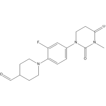 1-(2-Fluoro-4-(3-methyl-2,4-dioxotetrahydropyrimidin-1(2H)-yl)phenyl)piperidine-4-carbaldehyde|CS-1448652
