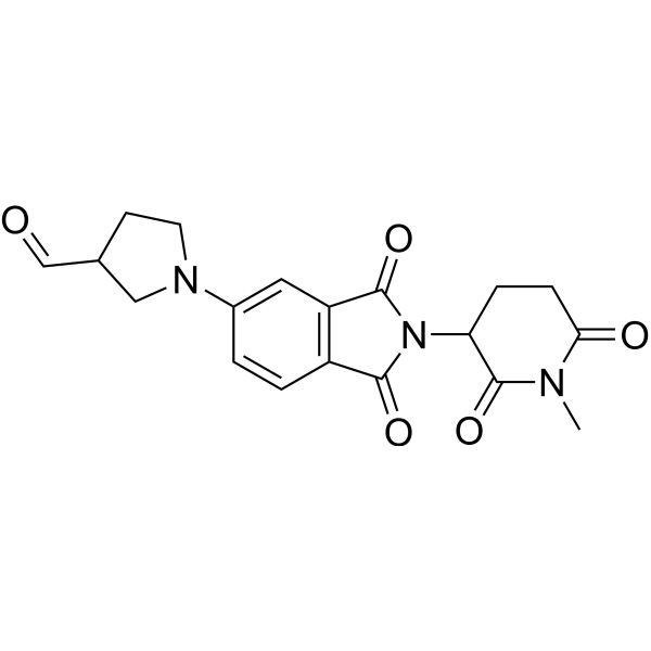 1-(2-(1-Methyl-2,6-dioxopiperidin-3-yl)-1,3-dioxoisoindolin-5-yl)pyrrolidine-3-carbaldehyde|CS-1448707