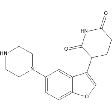 3-(5-(Piperazin-1-yl)benzofuran-3-yl)piperidine-2,6-dione|CS-1448857