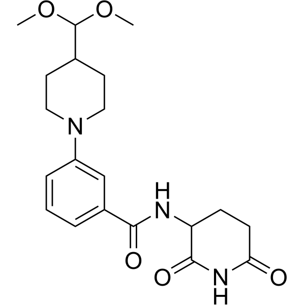 3-(4-(Dimethoxymethyl)piperidin-1-yl)-N-(2,6-dioxopiperidin-3-yl)benzamide|CS-1449694