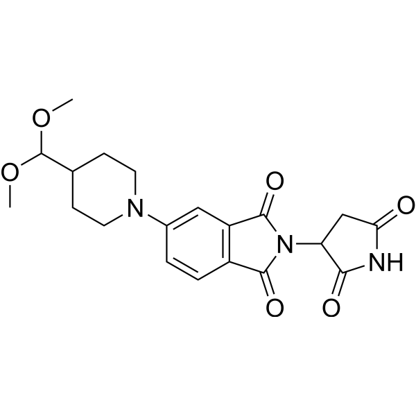 5-(4-(Dimethoxymethyl)piperidin-1-yl)-2-(2,5-dioxopyrrolidin-3-yl)isoindoline-1,3-dione|CS-1449724
