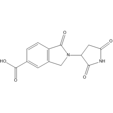 2-(2,5-Dioxopyrrolidin-3-yl)-1-oxoisoindoline-5-carboxylic acid|CS-1449775