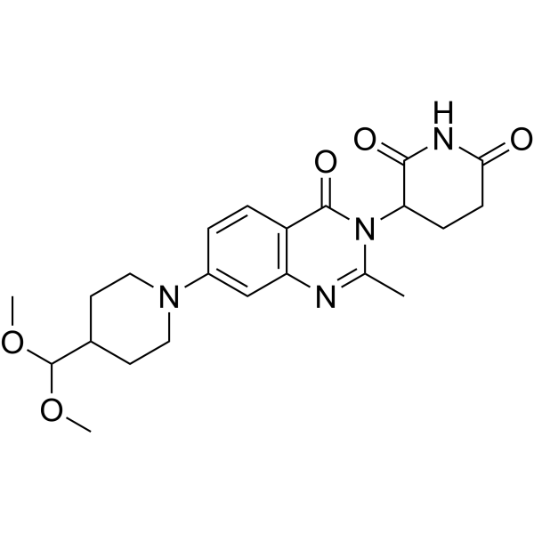 3-(7-(4-(Dimethoxymethyl)piperidin-1-yl)-2-methyl-4-oxoquinazolin-3(4H)-yl)piperidine-2,6-dione|CS-1449849