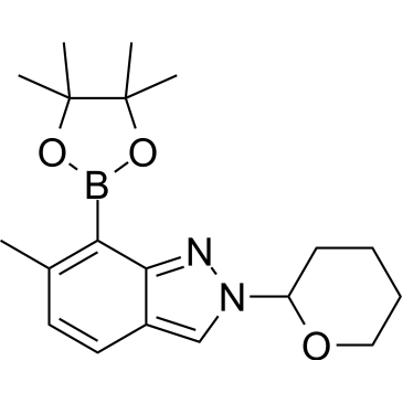 6-Methyl-2-(tetrahydro-2H-pyran-2-yl)-7-(4,4,5,5-tetramethyl-1,3,2-dioxaborolan-2-yl)-2H-indazole|CS-1458673