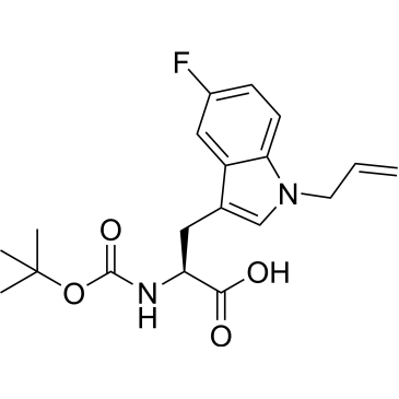 (S)-3-(1-Allyl-5-fluoro-1H-indol-3-yl)-2-((tert-butoxycarbonyl)amino)propanoic acid|CS-1477108