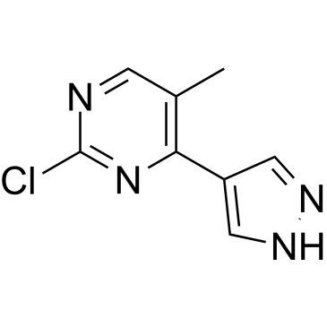 2-Chloro-5-methyl-4-(1H-pyrazol-4-yl)pyrimidine|CS-1488554