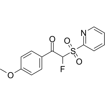 2-Fluoro-1-(4-methoxyphenyl)-2-(pyridin-2-ylsulfonyl)ethan-1-one|CS-1503995