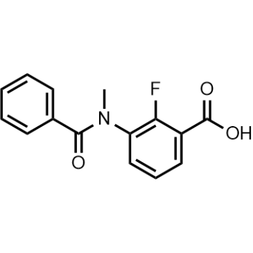 3-(Benzoylmethylamino)-2-fluorobenzoic acid|CS-1514040