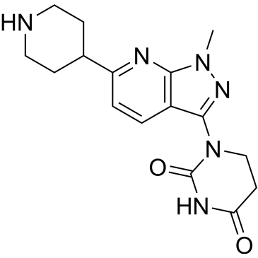 1-(1-Methyl-6-(piperidin-4-yl)-1H-pyrazolo[3,4-b]pyridin-3-yl)dihydropyrimidine-2,4(1H,3H)-dione|CS-1530873