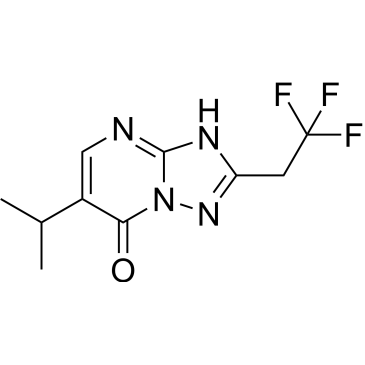 6-Isopropyl-2-(2,2,2-trifluoroethyl)-[1,2,4]triazolo[1,5-a]pyrimidin-7(3H)-one|CS-1530885