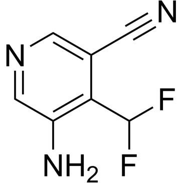 5-Amino-4-(difluoromethyl)nicotinonitrile|CS-1534275