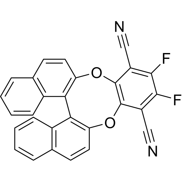 2,3-Difluorobenzo[b]dinaphtho[2,1-e:1',2'-g][1,4]dioxocine-1,4-dicarbonitrile|CS-1534339