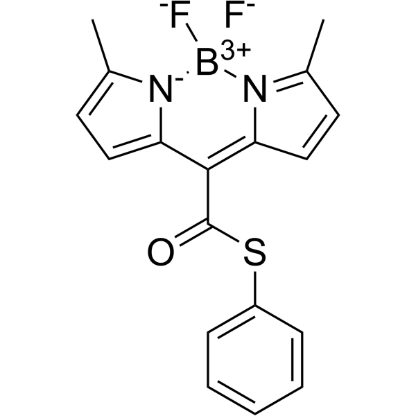 S-Phenyl 5,5-difluoro-3,7-dimethyl-5H-4l4,5l4-dipyrrolo[1,2-c:2',1'-f][1,3,2]diazaborinine-10-carbothioate|CS-1534456