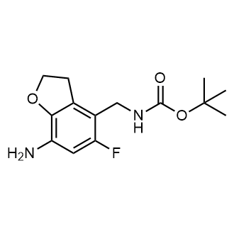 tert-Butyl ((7-amino-5-fluoro-2,3-dihydrobenzofuran-4-yl)methyl)carbamate|CS-1566191