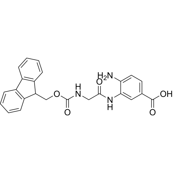3-(2-((((9H-Fluoren-9-yl)methoxy)carbonyl)amino)acetamido)-4-aminobenzoic acid|CS-1566477
