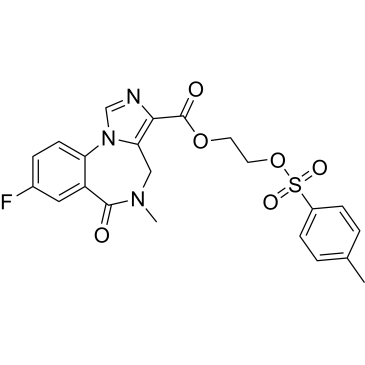 2-(Tosyloxy)ethyl 8-fluoro-5-methyl-6-oxo-5,6-dihydro-4H-benzo[f]imidazo[1,5-a][1,4]diazepine-3-carboxylate|CS-1566522