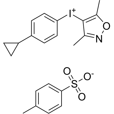 (4-Cyclopropylphenyl)(3,5-dimethylisoxazol-4-yl)iodonium 4-methylbenzenesulfonate|CS-1566997