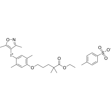 (3,5-Dimethylisoxazol-4-yl)(4-((5-ethoxy-4,4-dimethyl-5-oxopentyl)oxy)-2,5-dimethylphenyl)iodonium 4-methylbenzenesulfonate|CS-1567022